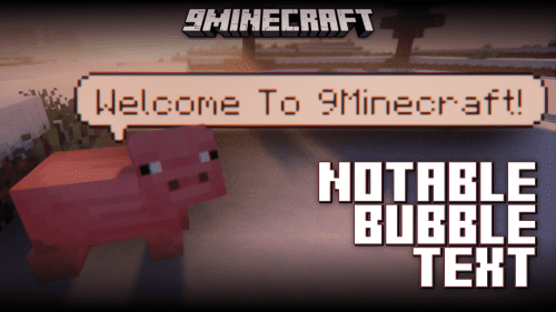 Notable Bubble Text Mod (1.20.4, 1.19.2) – In-Game Chat Bubbles Thumbnail