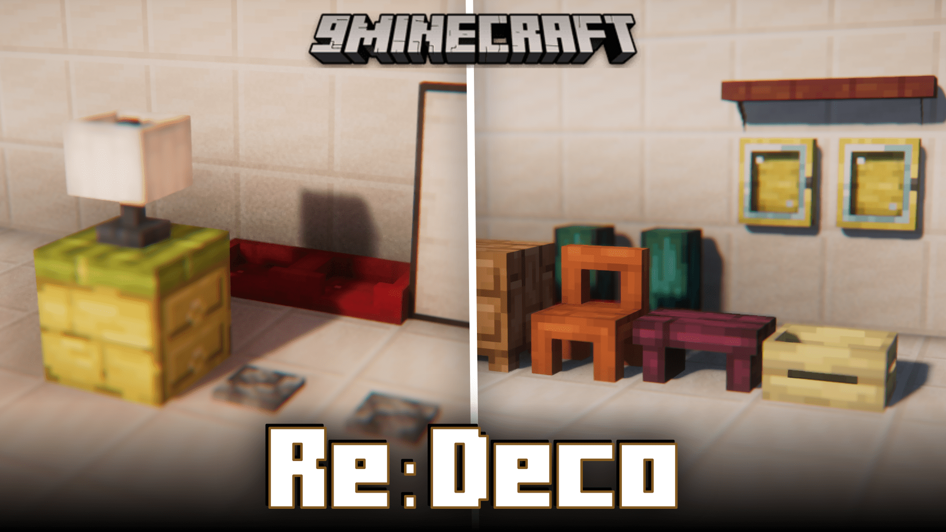 Re:Deco Mod (1.20.1, 1.19.4) - Tons Of New Furniture & More! 1