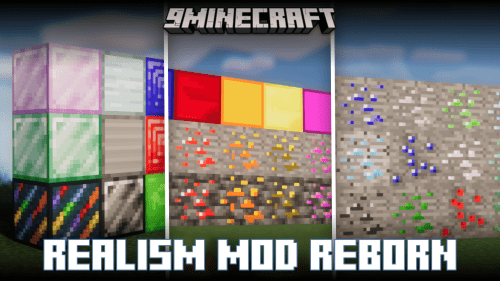 Realism Mod Reborn Mod (1.20.1, 1.15.2) – New Ores & Treasures Thumbnail