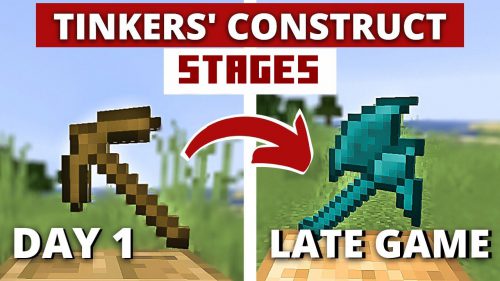 Tinker Stages Mod (1.12.2) – Tinkers Construct to be Put into Game Stages Thumbnail