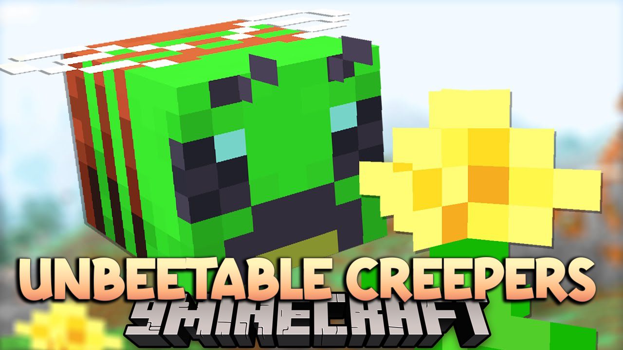 Unbeetable Creepers Mod (1.20.4) - Creepers Morph into Bees 1