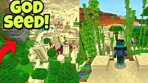 Top 3 Epic Minecraft Seeds For Building (1.20.4, 1.19.4) – Bedrock Edition Thumbnail