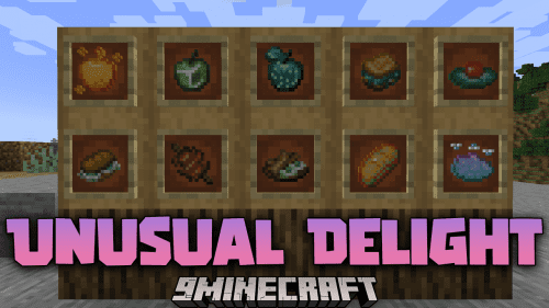 Unusual Delight Mod (1.20.1, 1.19.2) – Monstrous Meals, Exploring Unconventional Foods Thumbnail