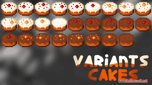 Variants Cakes Resource Pack (1.20.6, 1.20.1) – Texture Pack Thumbnail