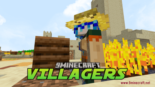 Villagers Resource Pack (1.20.4, 1.19.4) – Texture Pack Thumbnail
