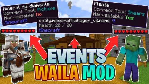 Waila Events Mod (1.7.10) – Several New Events to the Waila Thumbnail