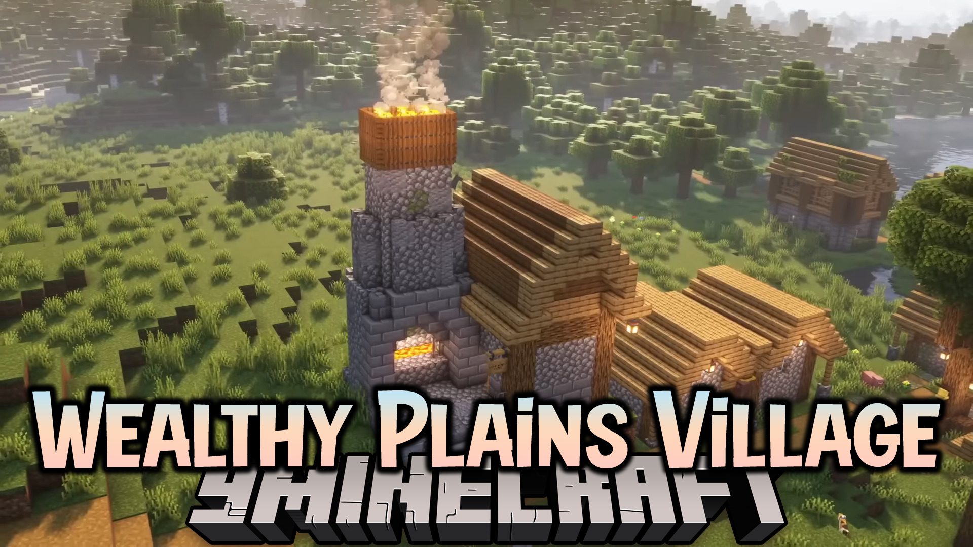 Wealthy Plains Village Mod (1.20.1) - Carton-Style Village 1