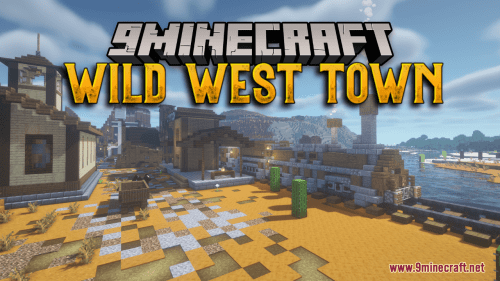 Wild West Town Map (1.20.4, 1.19.4) – Desert Dust and Saloon Dreams Thumbnail