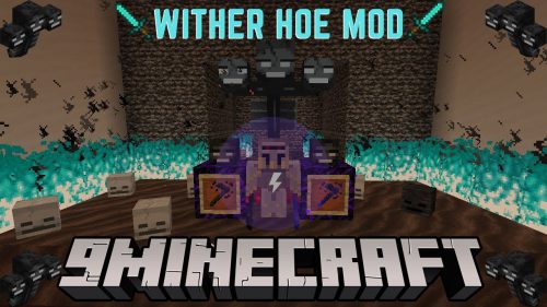 Wither Hoe Mod (1.20.2, 1.19.2) – Throw Wither Bombs Thumbnail