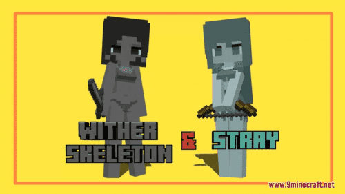 Wither Skeleton & Stray Girl Resource Pack (1.20.6, 1.20.1) – Texture Pack Thumbnail