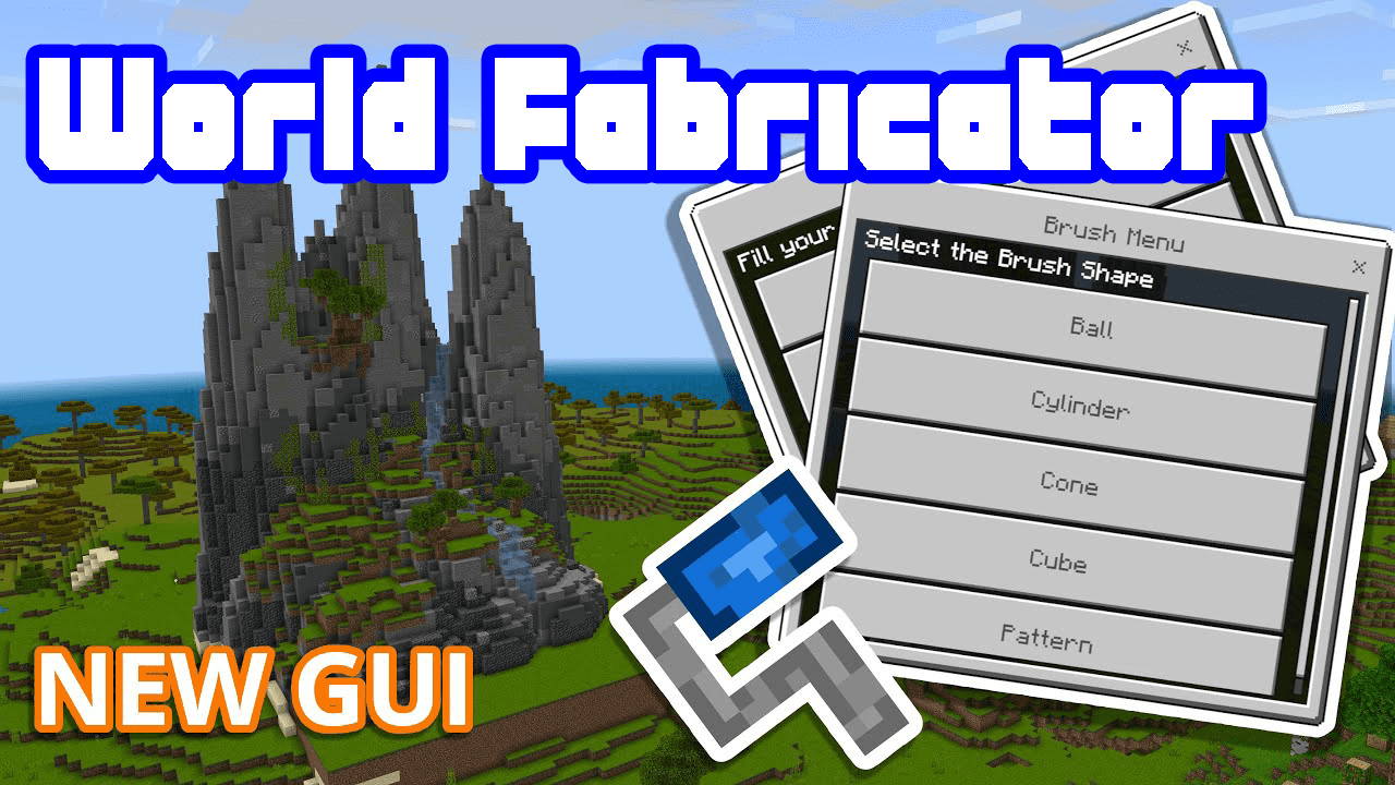 World Fabricator Addon (1.21, 1.20) - MCPE/Bedrock WorldEdit Mod 1