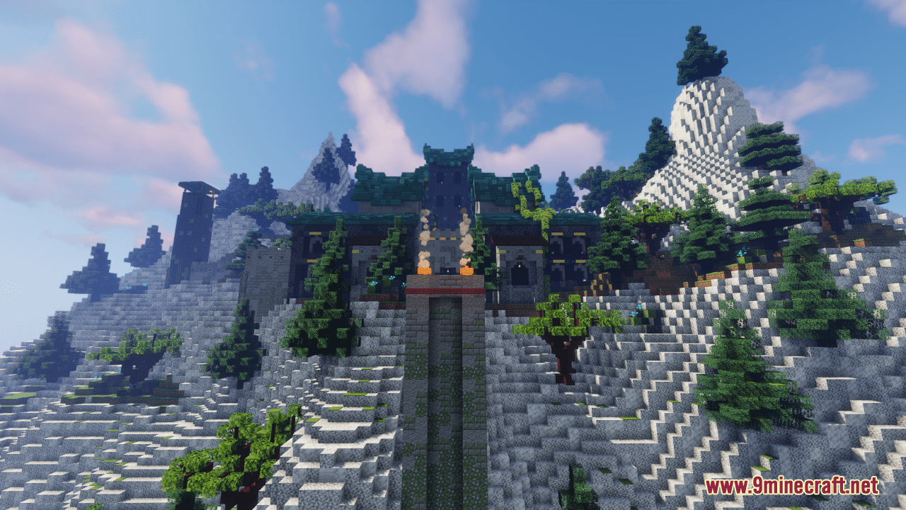 Castle On a Mountain Map (1.21.1, 1.20.1) - A Majestic Fortress 10