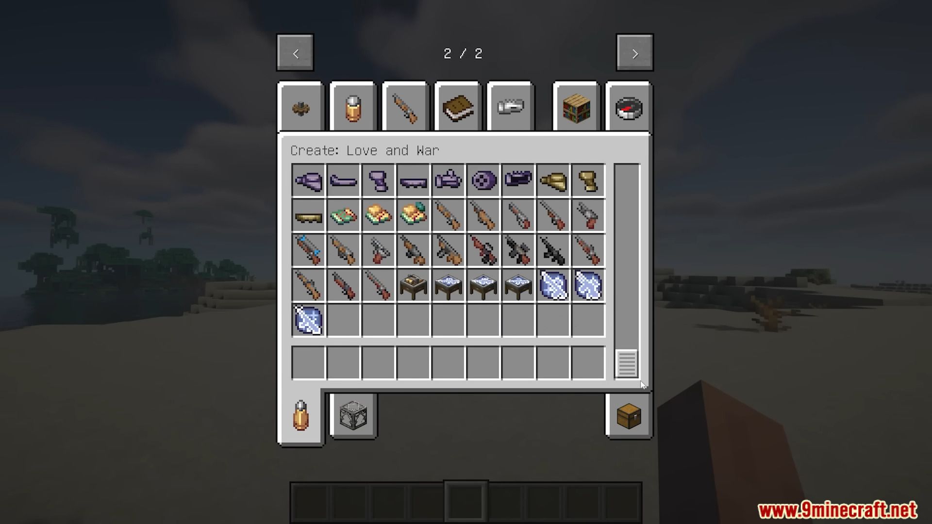 Create: Love and War Mod (1.20.1) - Crafting and Customizing Weapons 5