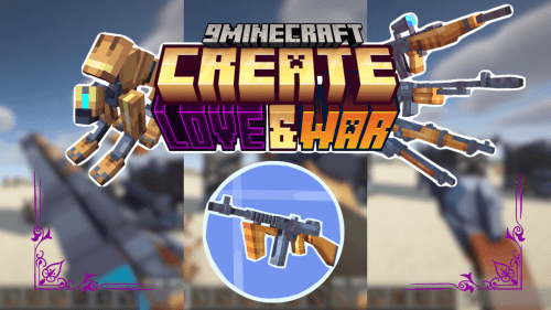 Create: Love and War Mod (1.20.1) – Crafting and Customizing Weapons Thumbnail