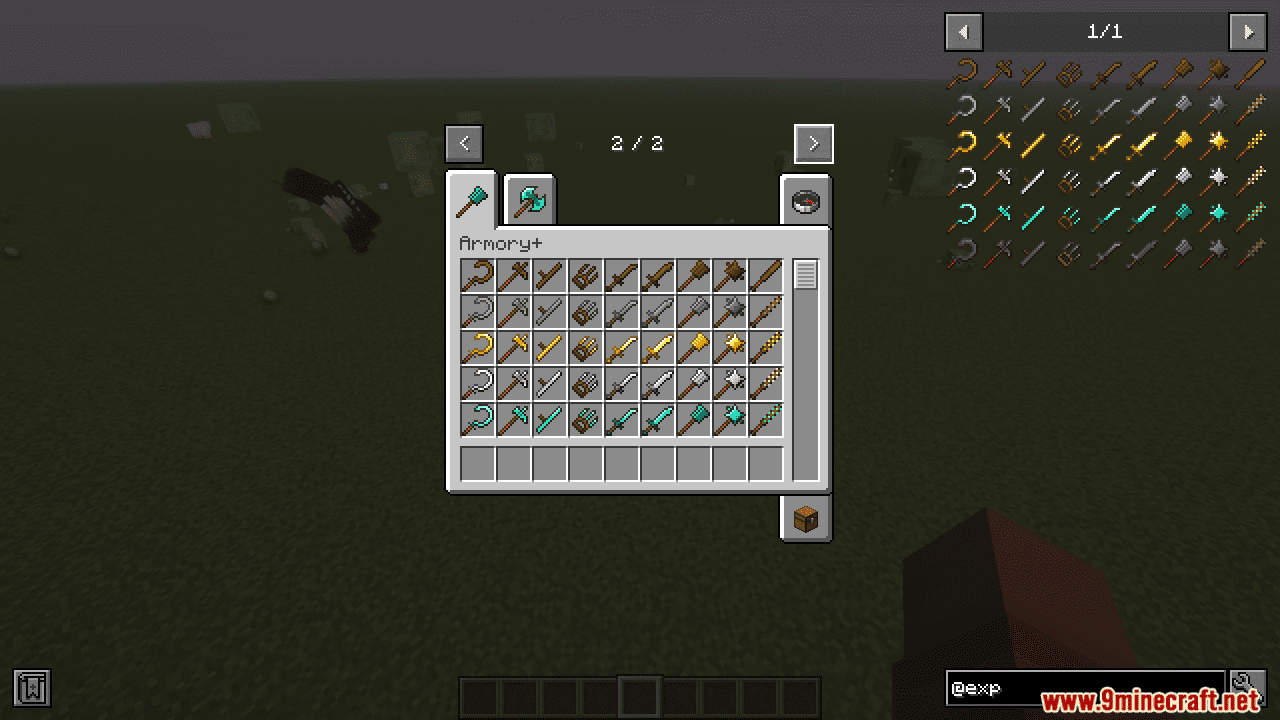 Dixta's Weaponry Expansion Mod (1.19.2, 1.18.2) - Unique Mechanics 2