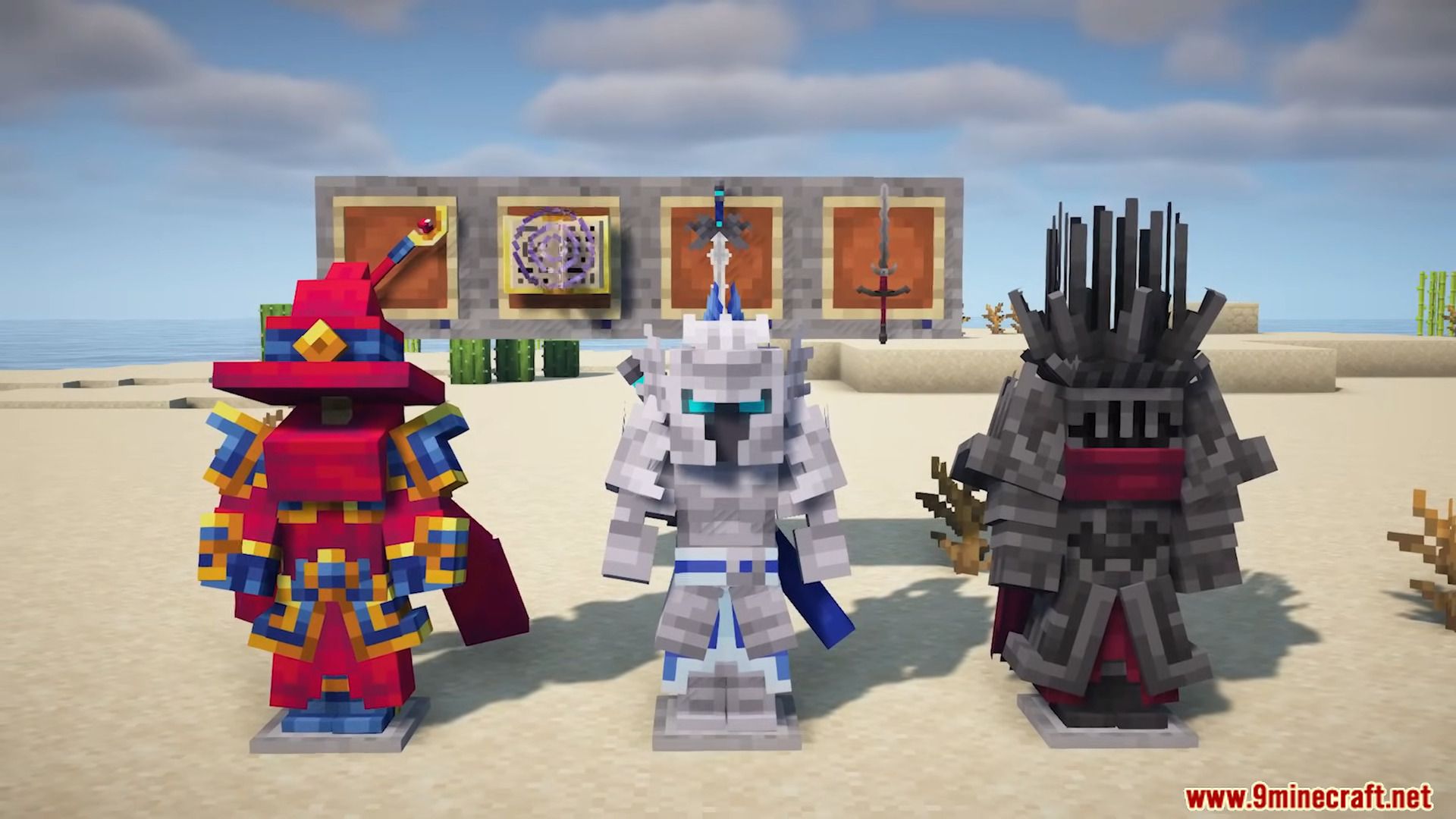 Epic Knights and Mages Mod (1.20.1) - 3D Armors and Weapons 4