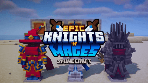 Epic Knights and Mages Mod (1.20.1) – 3D Armors and Weapons Thumbnail