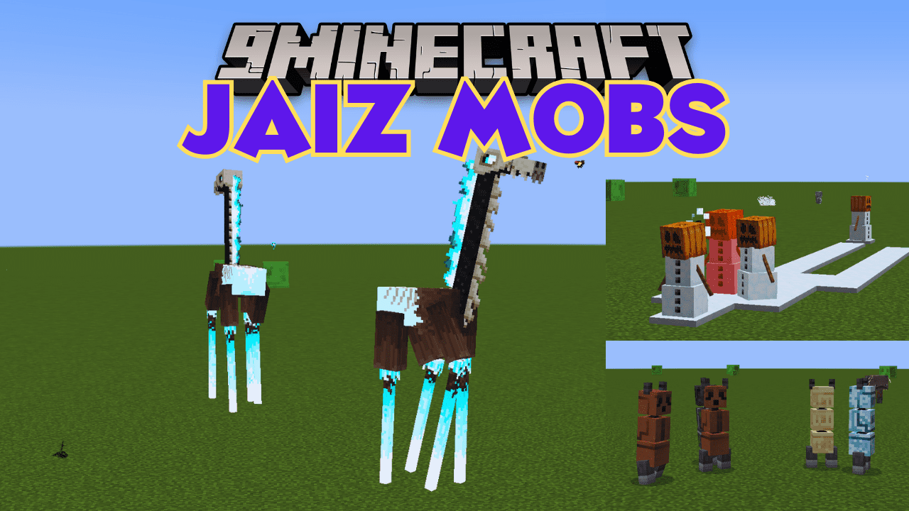 Jaiz Mobs Mod (1.20.4, 1.20.1) - 20+ Unique Mobs 1