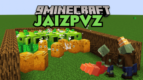 JaizPvZ Mod (1.20.4) – Plants vs Zombies Thumbnail