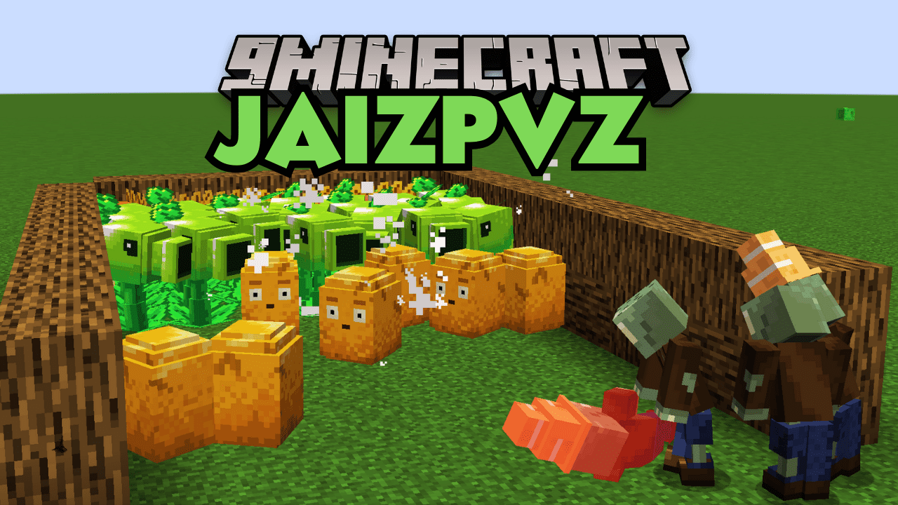 JaizPvZ Mod (1.20.4) - Plants vs Zombies 1