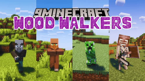 Wood Walkers Mod (1.20.4, 1.18.2) – Shape-Shifting Mastery Thumbnail