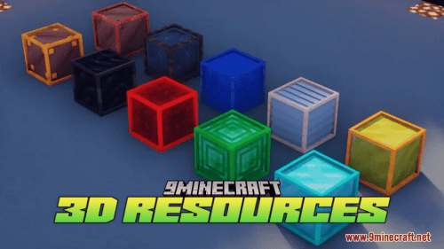 3D Resources (Emissive) Resource Pack (1.20.4, 1.19.4) – Texture Pack Thumbnail