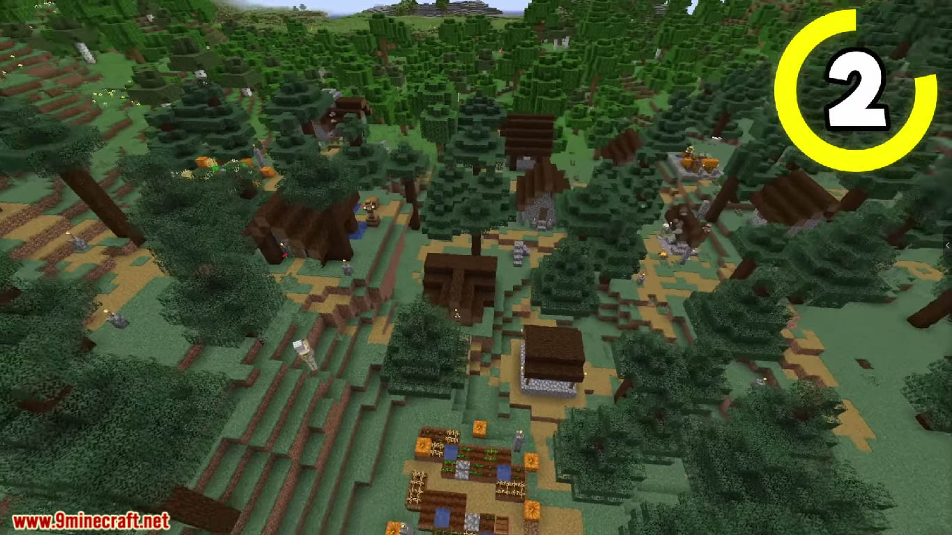 Top 10 Awesome Villages Seeds For Minecraft (1.19.4, 1.20.4) - Java/Bedrock Edition 6