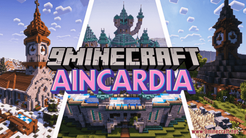 Aincardia Map (1.20.4, 1.19.4) – Medieval Fantasy World Thumbnail