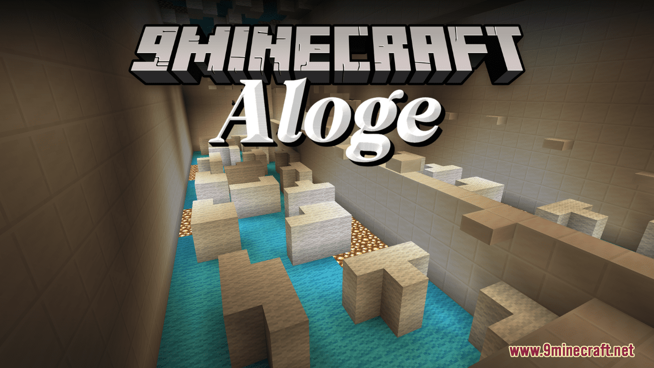 Aloge Map (1.20.4, 1.19.4) - A Co-Op Puzzle-Parkour 1