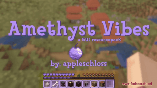 Amethyst Vibes GUI Resource Pack (1.20.6, 1.20.1) – Texture Pack Thumbnail