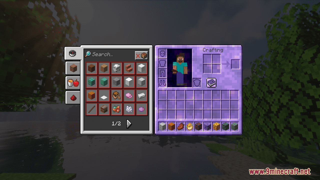 Amethyst Vibes GUI Resource Pack (1.20.6, 1.20.1) - Texture Pack 6