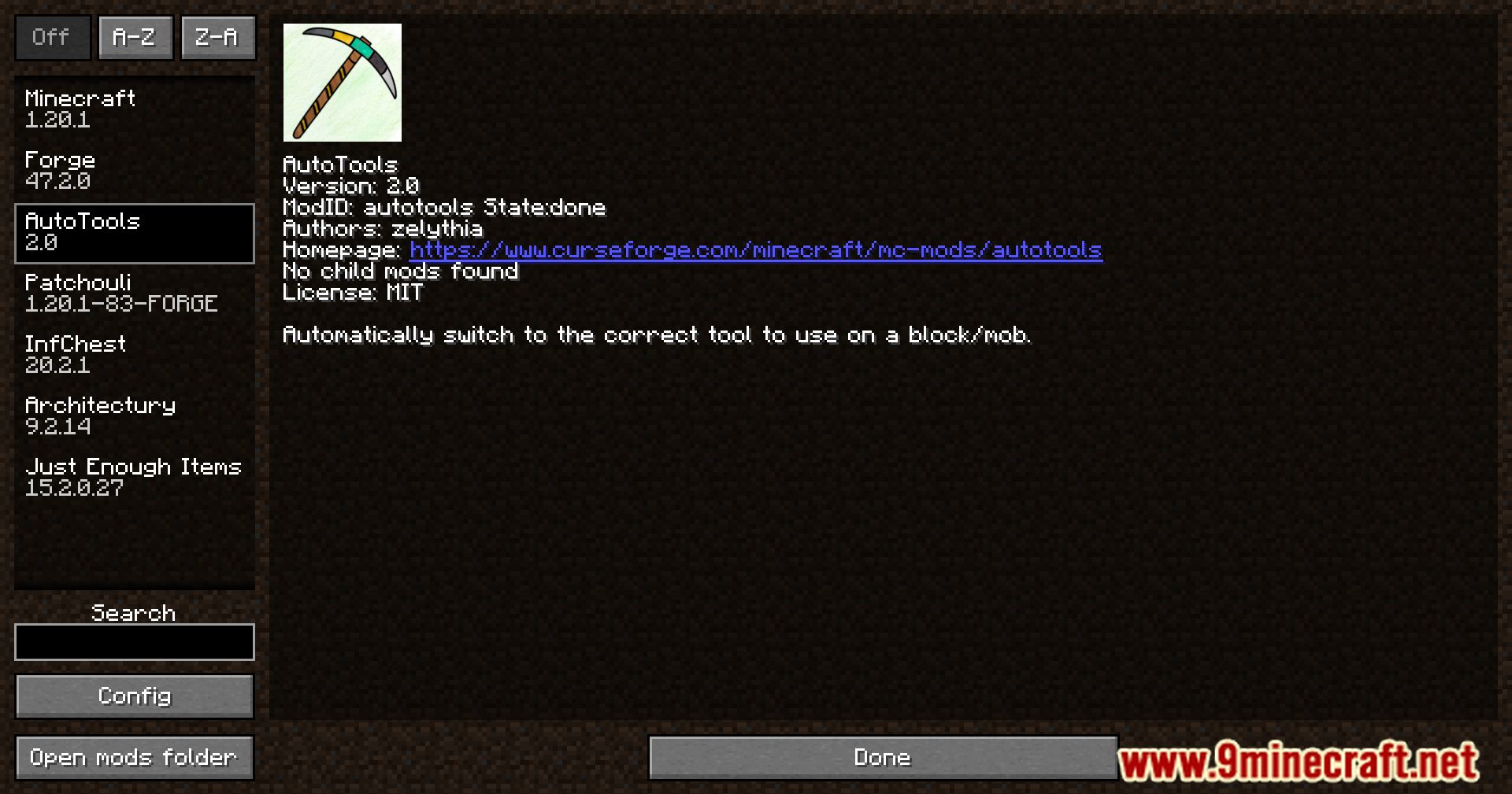 Auto Tools Mod (1.21.1, 1.20.1) - Streamline Your Gameplay With Intelligent Tool Selection 2