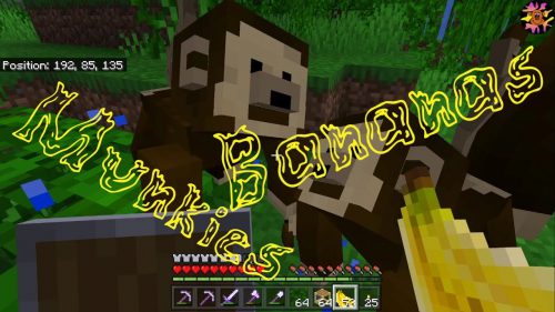 Banana Munkies Addon (1.20) – MCPE/Bedrock Mod Thumbnail