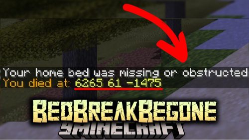 BedBreakBegone Mod (1.12.2) – Alleviate “Your bed was obstructed” Errors Thumbnail