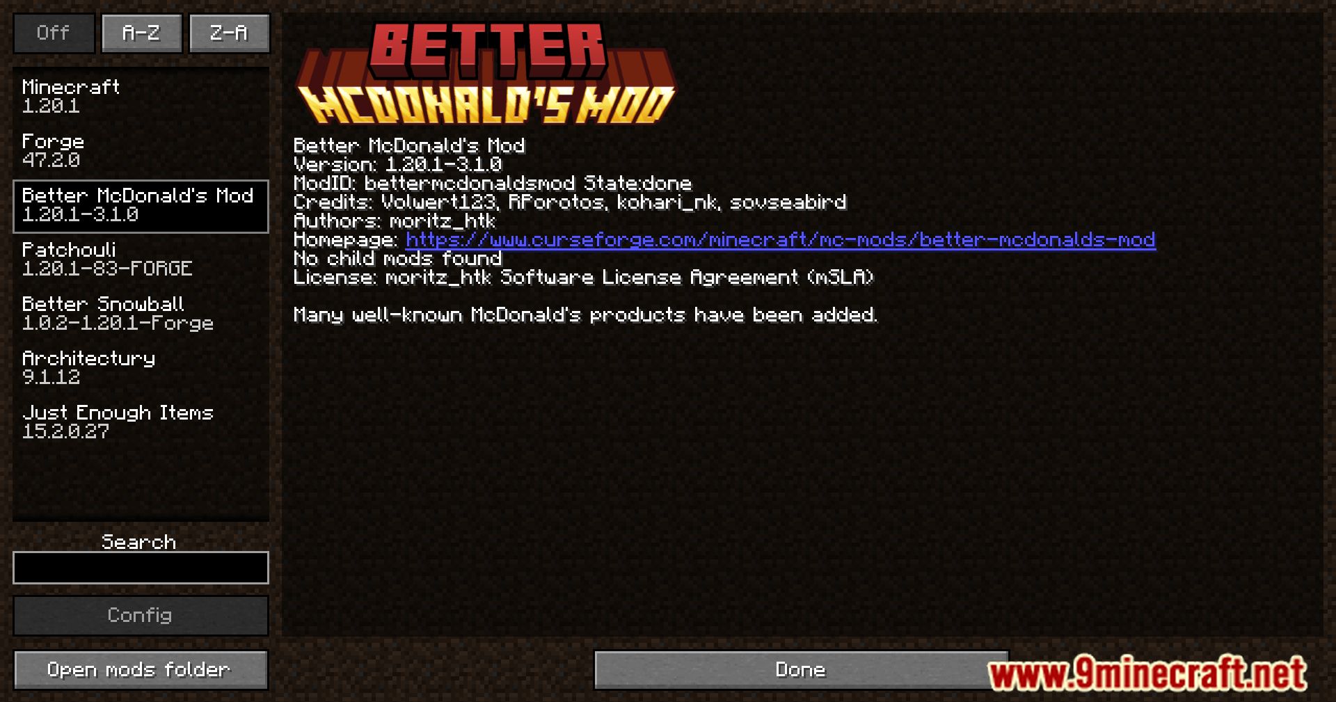 Better McDonald's Mod (1.20.4, 1.19.4) - Satisfy Your Cravings 2