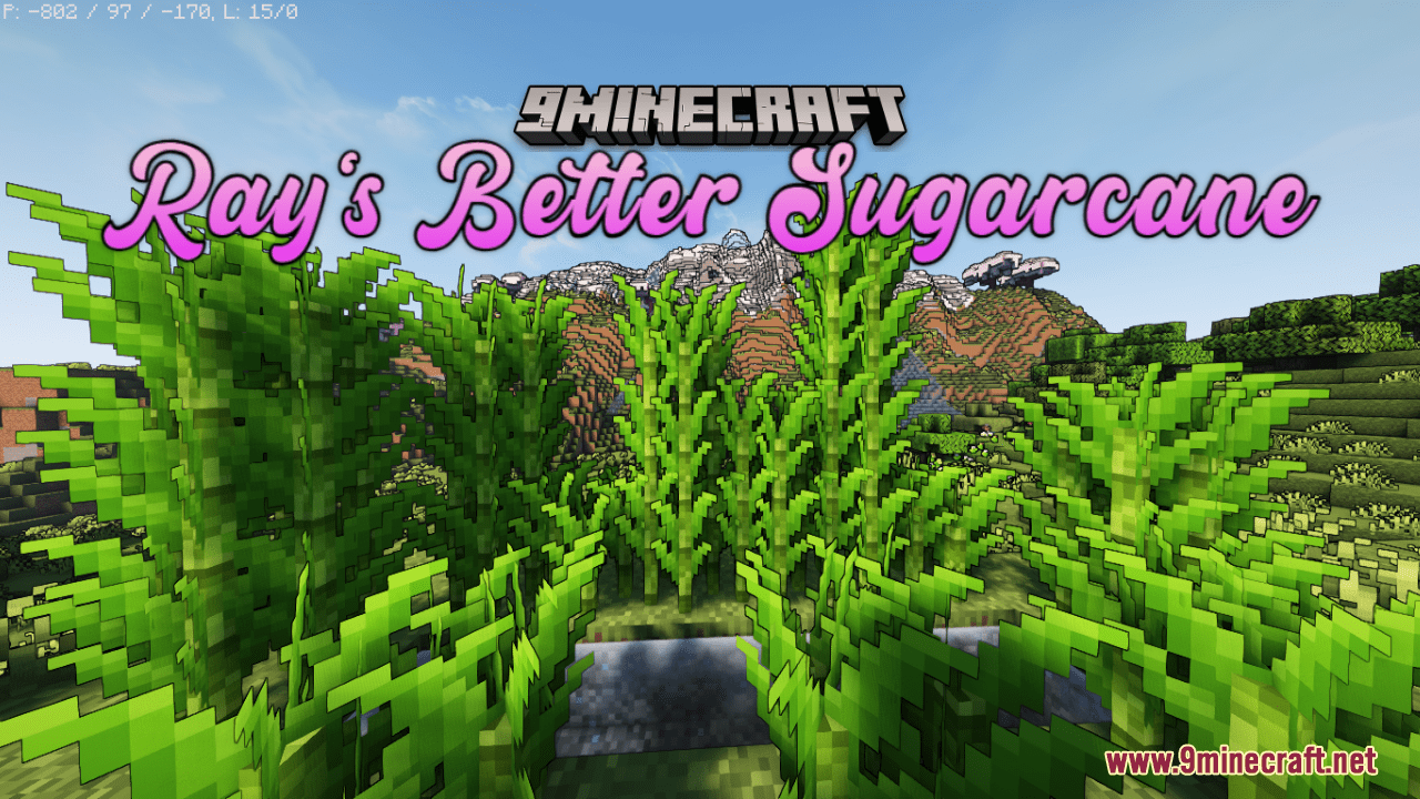 Ray's Better Sugarcane Resource Pack (1.20.4, 1.19.4) - Texture Pack 1