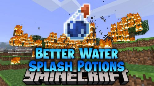 Better Water Splash Potions Mod (1.19.2, 1.18.2) – Wider Effect Thumbnail