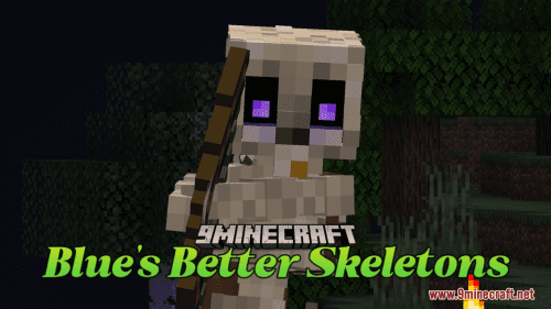Blue’s Better Skeletons Resource Pack (1.20.4, 1.19.4) – Texture Pack Thumbnail
