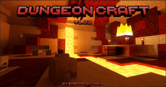 Dungeon Craft Addon (1.20) - MCPE/Bedrock Mod 1