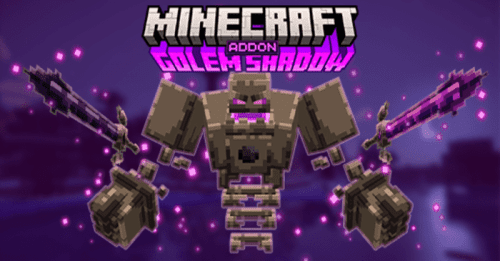 Boss Shadow Golem Addon (1.20) – MCPE/Bedrock Mod Thumbnail