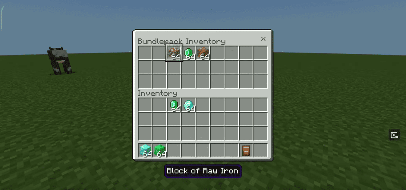 Bundlepacks Addon (1.20) - MCPE/Bedrock Bundle Backpacks Mod 6