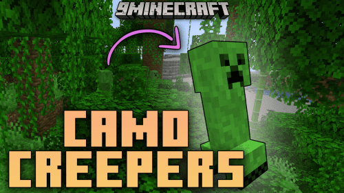 Camo Creepers Mod (1.20.4, 1.19.4) – Masters Of Disguise In Minecraft Thumbnail