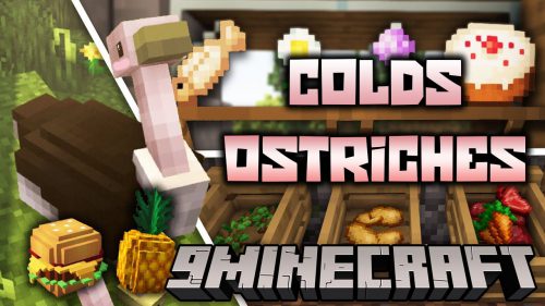 Colds Ostriches Mod (1.16.5) – Large Flightless Bird Thumbnail