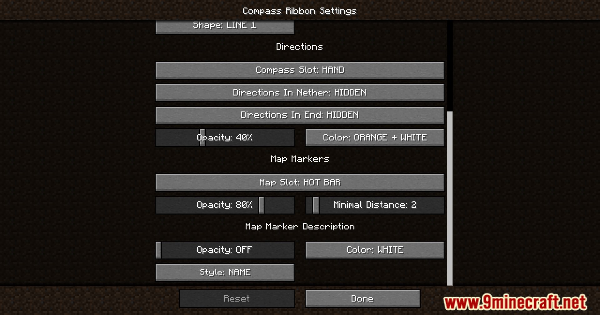 Compass Ribbon Mod (1.20.4, 1.19.4) - Find Your Way, Embrace The Minimalist Navigation Of Compass 7