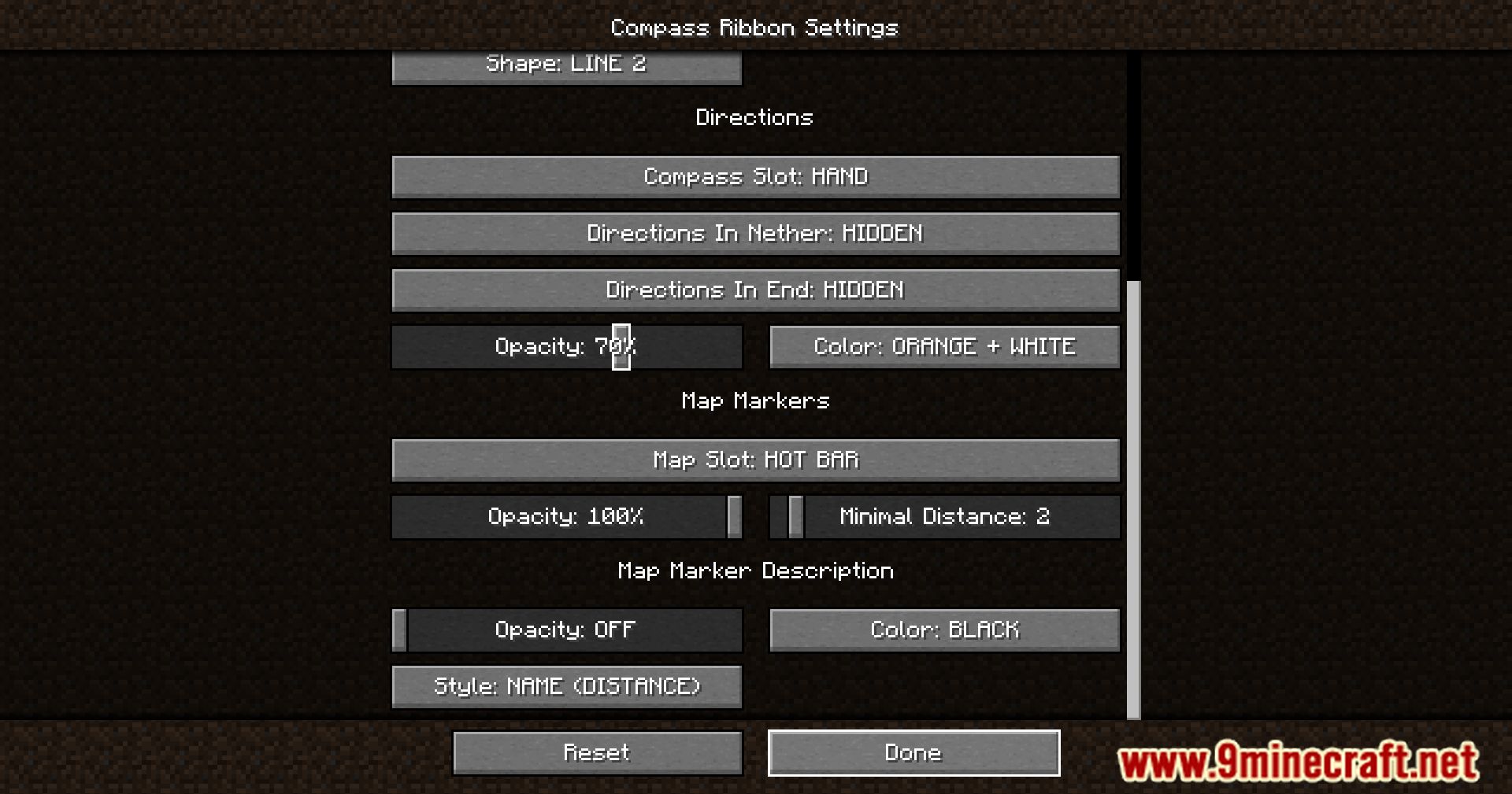 Compass Ribbon Mod (1.20.4, 1.19.4) - Find Your Way, Embrace The Minimalist Navigation Of Compass 8