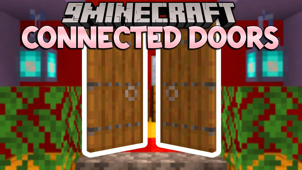 Connected Doors Mod (1.20.2, 1.19.4) - Open and Close Double Doors Together 1