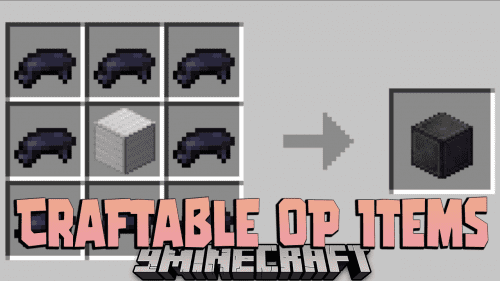 Craftable OP Items Data Pack (1.20.4, 1.19.4) – Gear Up, Embark On The Quest For Crafting Mastery! Thumbnail