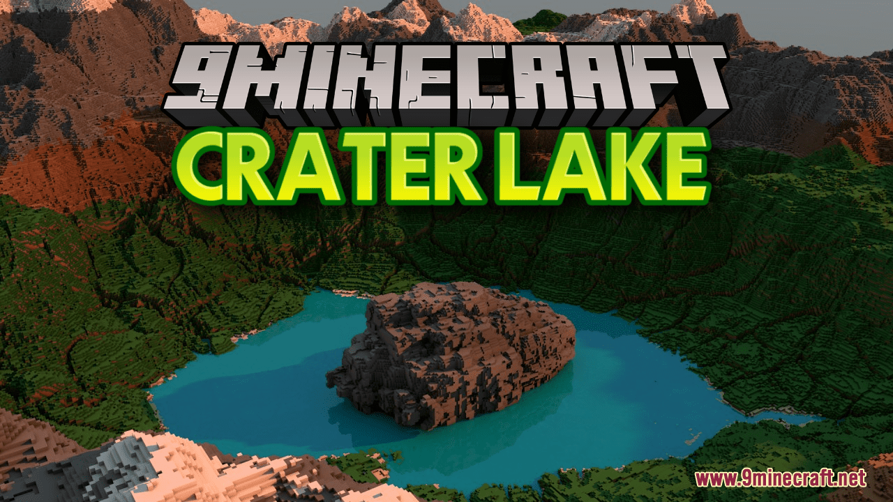 Crater Lake Map (1.20.4, 1.19.4) - A Geological Wonder 1