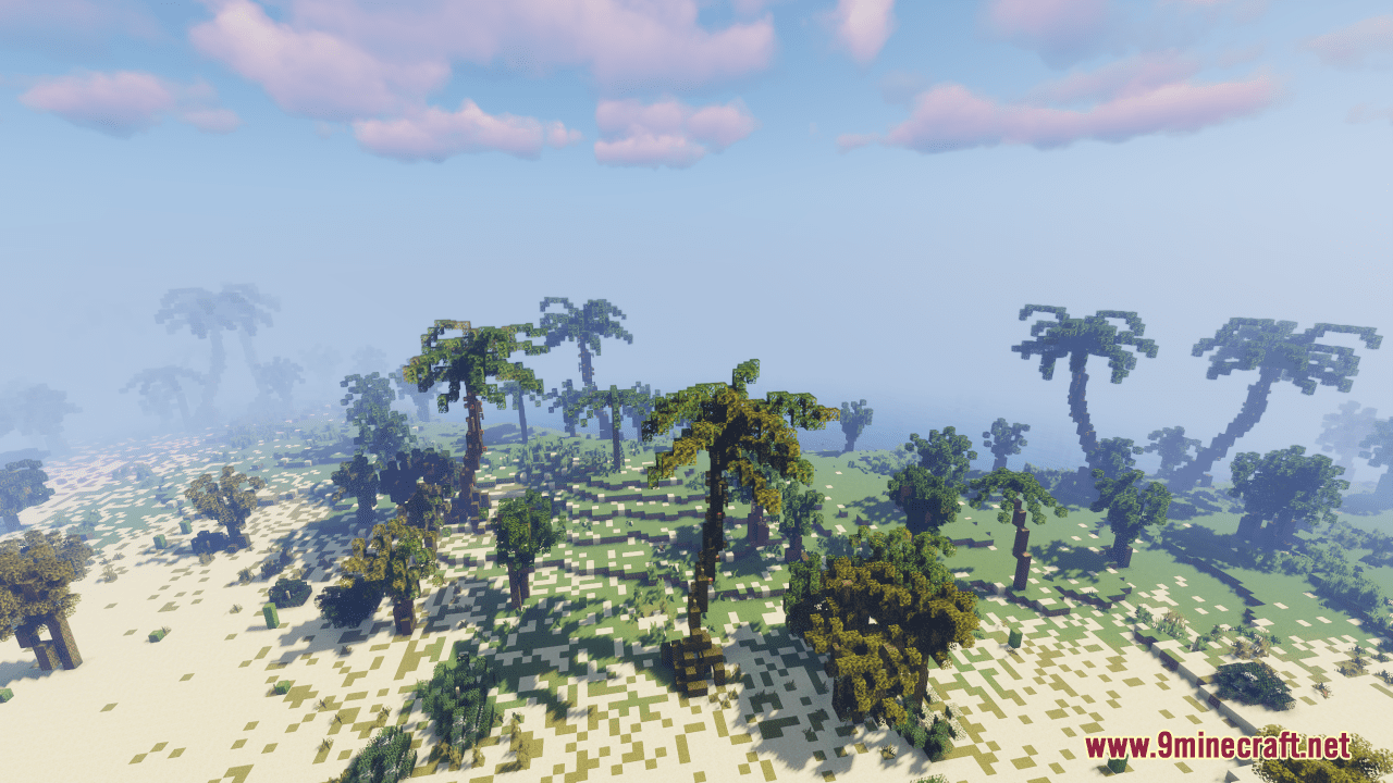 Summer Time Map (1.21.1, 1.20.1) - Custom Desert Map 8