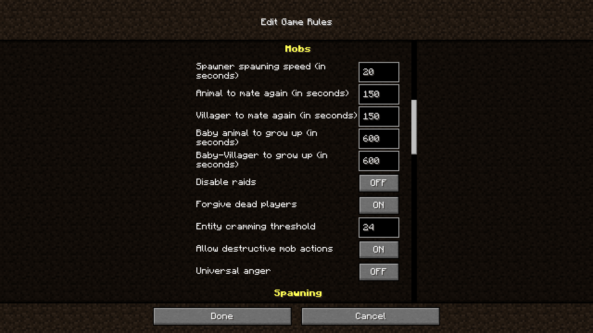 Customspeed Mod (1.20.1, 1.19.3) - Configure Time Values In-Game 2